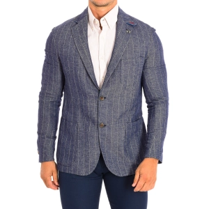 Americana de manga larga y corte regular La Martina TMJ003-TL124 hombre Talla: 46 Color: Azul