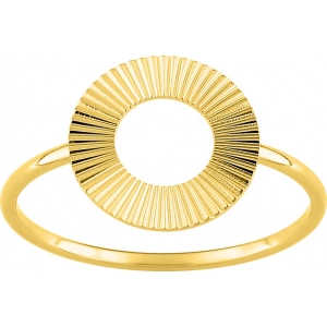 Anillo 9Kt Oro Amarillo Lua Blanca 210856.89.12 -  Talla 12