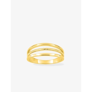 Anillo chapado en oro Lua Blanca 250561.12 -  Talla 12