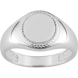 Anillo Sello Plata 925 Lua Blanca 450357.18 -  Talla 18