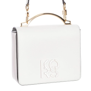 Bolso shoulder Michael Kors 35T1GKSF5L mujer Color: Blanco