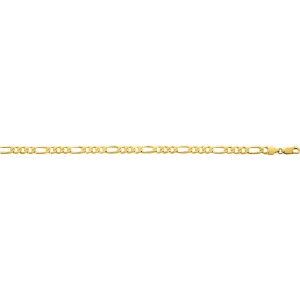 Pulsera 1+3 cadena alternada 9Kt Oro Amarillo Lua Blanca  0M867.2.20 Talla 20