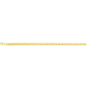 Pulsera chapado en oro 224531I.18 Talla 18 Lua blanca