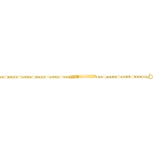 Pulsera chapado en oro 227474.89.18 Talla 18 Lua blanca