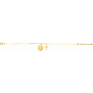 Pulsera chapado en oro Lua Blanca 256074.0