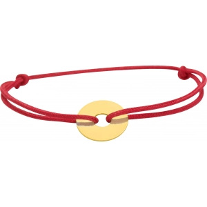 Pulsera con 9Kt Oro Amarillo 0M0157.0 Lua blanca