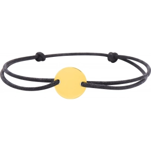 Pulsera con 9Kt Oro Amarillo 0M0159.1 Lua blanca