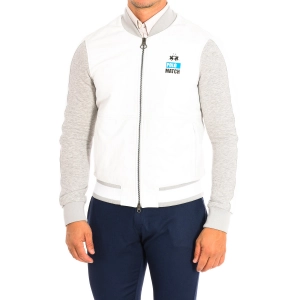 Chaqueta cuello alto y con corte regular La Martina NML001-LT041 hombre Talla: M Color: Blanco