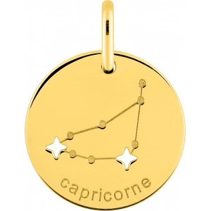 Colgante Capricornio 18Kt Oro Amarillo Lua Blanca 4.0612.89.0