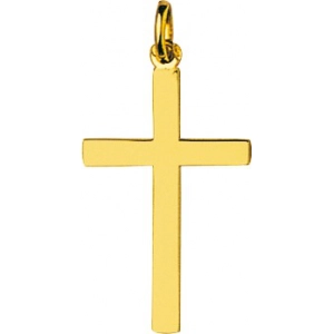 Colgante Cruz 18Kt Oro Amarillo 8645.7 Lua blanca