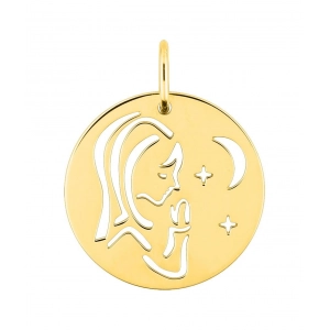 Colgante virgen oro amarillo 9kt Lua Blanca 410705.89.0