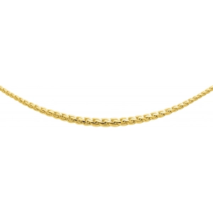 Collar chapado en oro 225568.45 Talla 45 Lua blanca