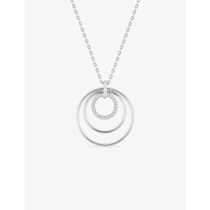 Collar circonita  Plata 925 rh Lua Blanca 455157.9.0