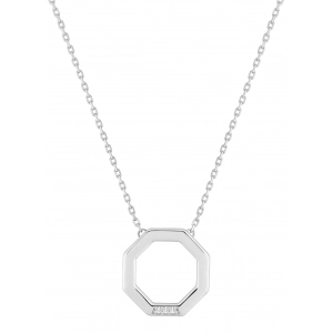 Collar circonita  Plata 925 rh Lua Blanca 455941.9.0