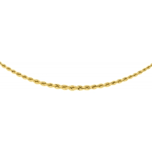 Collar graduado cuerda 9Kt Oro Amarillo 733487.0.45 Talla 45