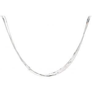 Collar Plata 925 455562.45 Talla 45 Lua blanca