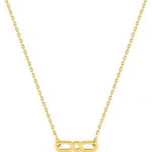 Collar chapado en oro Lua Blanca 255908.0