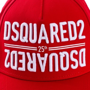 Gorra con tira ajustable Dsquared2 BMC0340-05C00001 hombre Color: Rojo