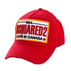 Gorra con tira ajustable Dsquared2 BMC0354-05C00001 hombre Color: Rojo