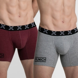 Pack-2 Boxers Casual con tejido transpirable Munich TU1290 hombre Talla: S Color: Multicolor 