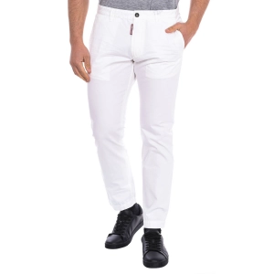 Pantalón chino Dsquared2 S74KB0644-S41794 hombre Talla: 46 Color: Blanco 