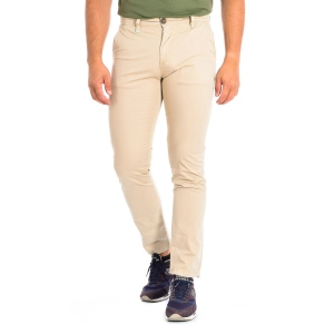 Pantalón Largo con bajos con corte recto La Martina TMT002-TW417 hombre Talla: 30 Color: Beige