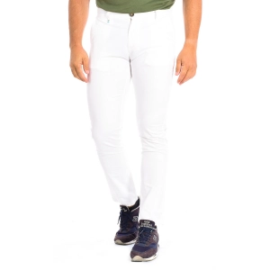 Pantalón Largo con bajos con corte recto La Martina TMT002-TW417 hombre Talla: 31 Color: Blanco