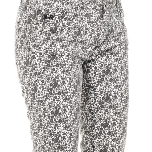 Pantalón largo de diseño floreado La Martina LWT004 mujer Talla: 32 Color: Negro