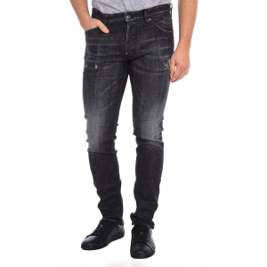 Pantalón largo Dsquared2 S74LB0879-S30357 hombre Talla: 48 Color: Negro 