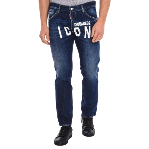 Pantalón largo Dsquared2 S79LA0012-S30309 hombre Talla: 52 Color: Azul 