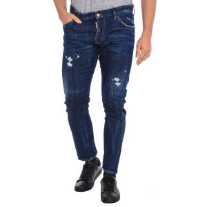 Pantalón largo S74LB0989-S30342 hombre Talla: 52 Color: Azul Dsquared2 