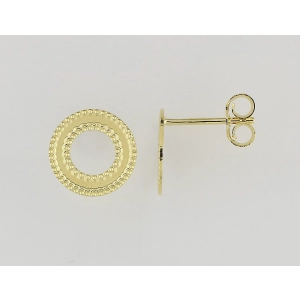 Pendientes tornillo  oro amarillo 18Kt Lua Blanca 3.0615.89.0