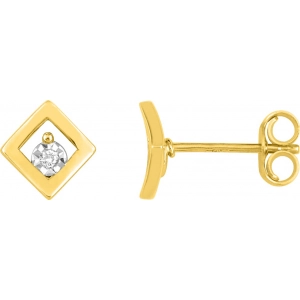 Pendientes tornillo  diamante 0.02ct GH-P2P3 oro amarillo 9kt Lua Blanca 0SH650EJ3.0