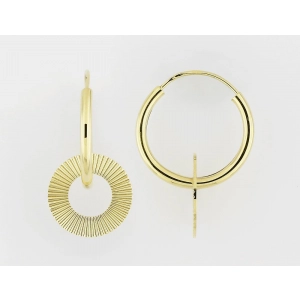 Pendientes creole oro amarillo 18Kt Lua Blanca 3.0614.89.0