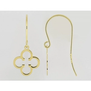 Pendientes croch oro amarillo 9kt Lua Blanca 310694.89.0