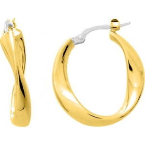 Pendientes de aro medio par 18Kt Oro Amarillo 3819.7B