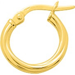 Pendientes de aro par retorcida 9Kt Oro Amarillo 773459.1