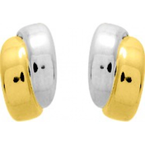 Pendientes par 18Kt bicolor Lua Blanca  4752.95