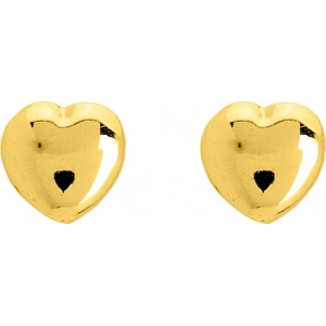 Pendientes par 18Kt Oro Amarillo 36046 Lua blanca