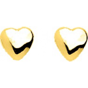 Pendientes par 18Kt Oro Amarillo 36046B Lua blanca