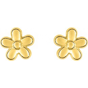 Pendientes par 9Kt Oro Amarillo 31DQ55Q Lua blanca