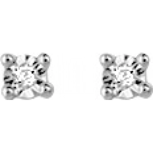 Pendientes par con diamante 0.01ct GHP3 9Kt Oro Blanco 31695.19 Lua blanca