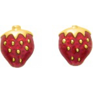 Pendientes par lacado tornillo pack 18Kt Oro Amarillo 9258A Lua blanca