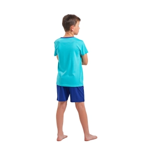 Pijama de manga corta y cuello redondo Munich DH1152 niño Talla: 5 AÑOS Color: Turquesa 