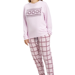 Pijama manga larga cuello redondo Munich MU6 mujer Talla: M Color: Rosa