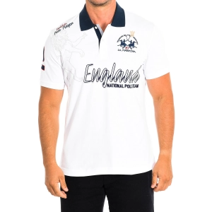 Polo Manga Corta La Martina TMP603-PK001 hombre Talla: L Color: Blanco