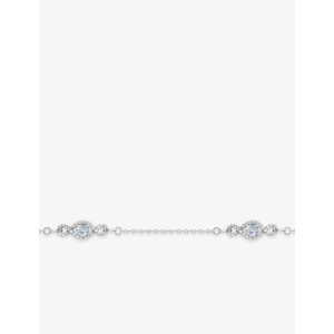 Pulsera  circonita azul ciel_blc Plata 925 rh Lua Blanca 456764.4.0