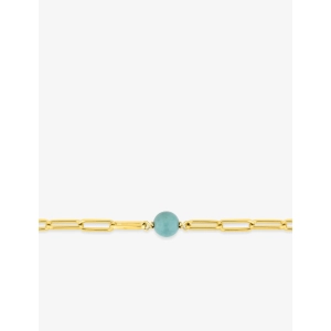 Pulsera  turquesa chapado en oro Lua Blanca 256036.0