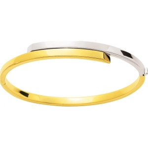 Pulsera 18Kt bicolor 438.6M Lua blanca