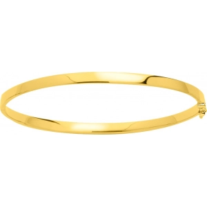 Pulsera 4mm 9 mm 18Kt Oro Amarillo 494.9 Lua blanca